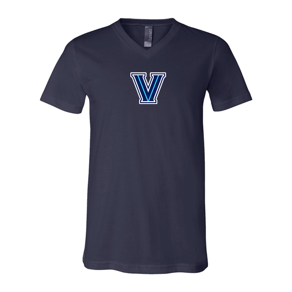 Villanova Wildcats BELLA  CANVAS - Jersey V-Neck T-Shirt