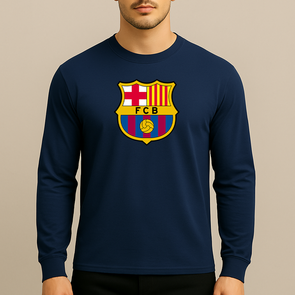 Men's F.C. Barcelona Soccer Long Sleeve T-Shirt