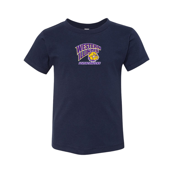 Western Illinois Leathernecks BELLA  CANVAS Toddler Jersey Tee