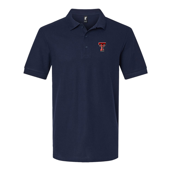 Men'sTexas Tech Red Raiders Gildan Hammer Pique Polo
