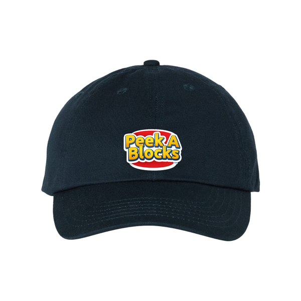 Peek A Blocks  Valucap Adult Bio-Washed Classic Dad Hat