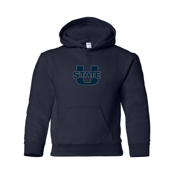 Youth Utah State Aggies  Gildan Heavy Blend  Hooded Sweatshirt