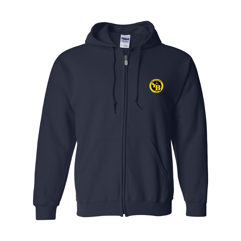 Men's Young Boys Soccer Zipper Hoodie