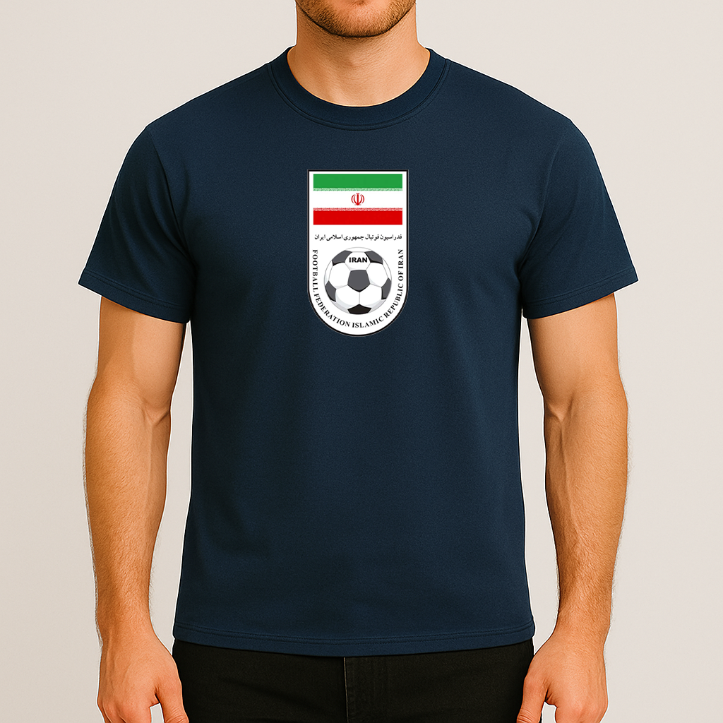 Men's Iran National Soccer Team Cotton T-Shirt