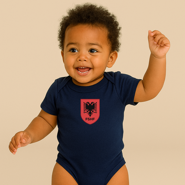 Albania National Soccer Team Baby Romper Onesie