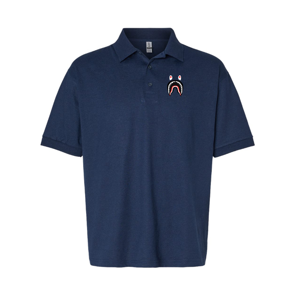 Men's BAPE Shark Logo Dry Blend Polo