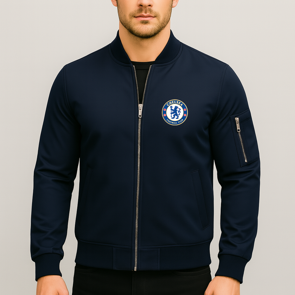 Men's Chelsea Soccer Lightweight Bomber Jacket