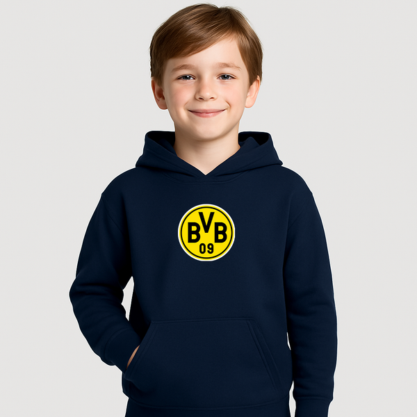Youth Kids Borussia Dortmund BVB FC Pullover Hoodie