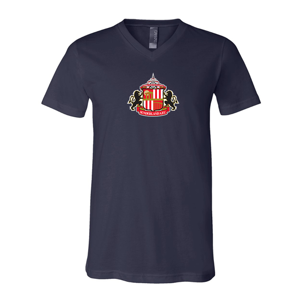 Sunderland AFC Soccer BELLA  CANVAS - Jersey V-Neck T-Shirt