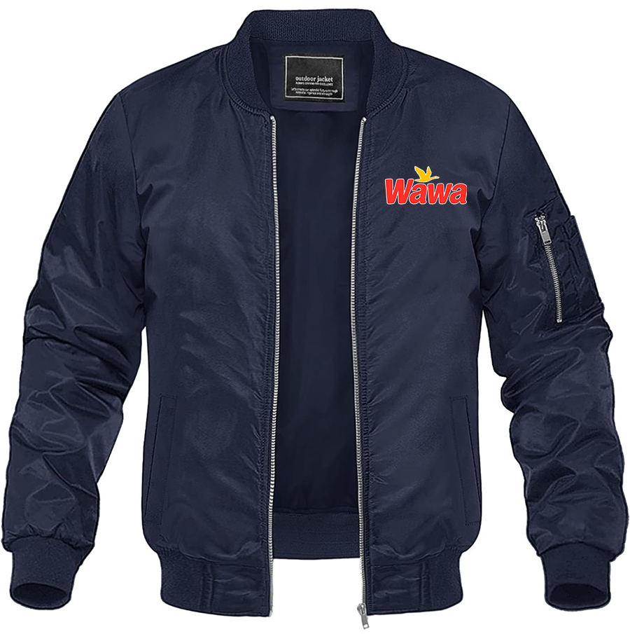 Men's Wawa Gas Station Lightweight Bomber Jacket