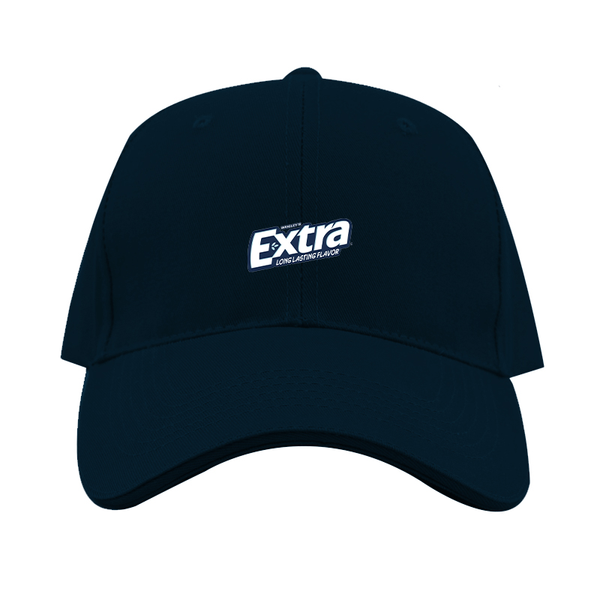Extra Gum Logo  Dad Baseball Cap Hat