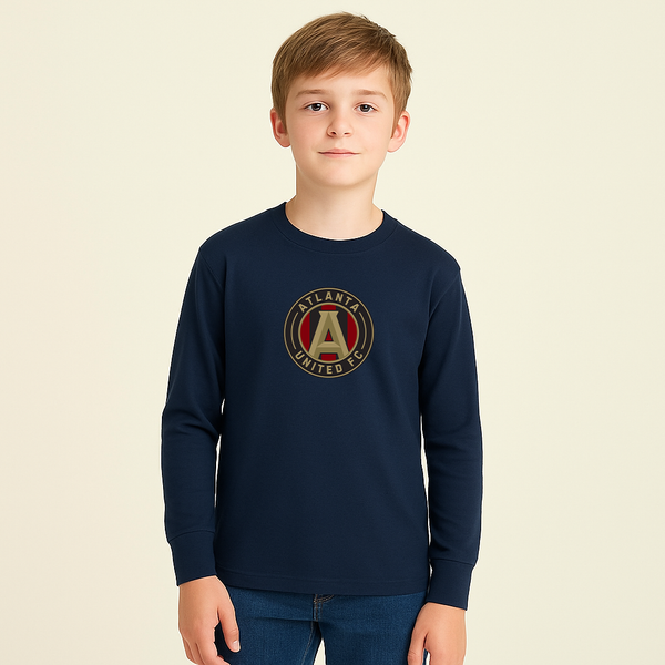 Youth Kids Atlanta United FC Long Sleeve T-Shirt