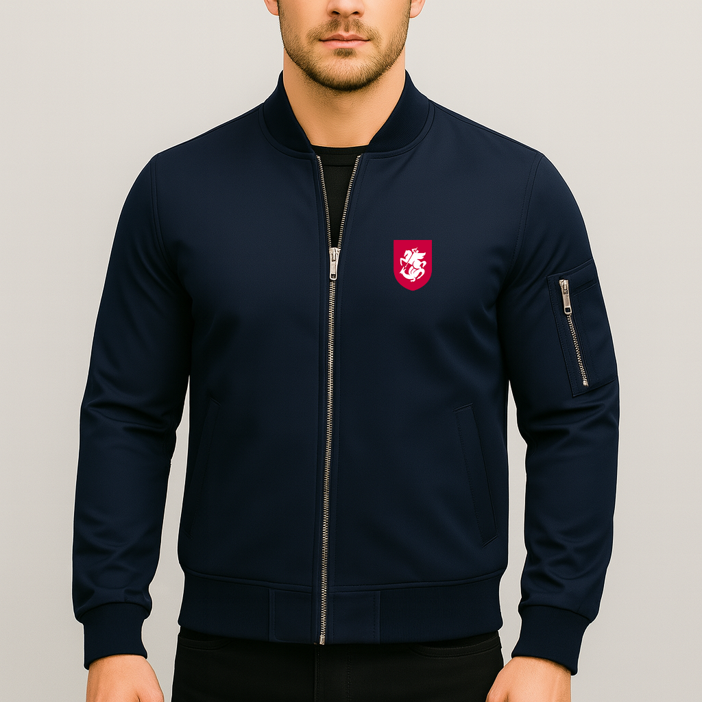 Men's Georgia National Soccer Team Lightweight Bomber Jacket