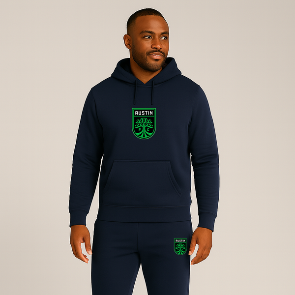 Men's Austin FC Logo Hoodie Joggers Set