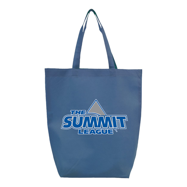 The Summit League Q-Tees Non-Woven Gusset Bottom Tote