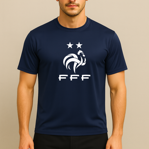 Men's France Soccer Polyester T-Shirt