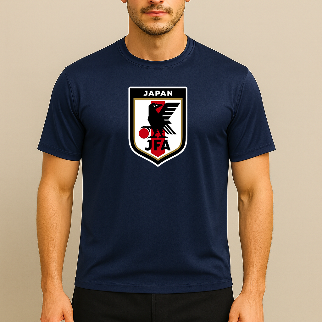 Men's Japan National Soccer Team Polyester T-Shirt