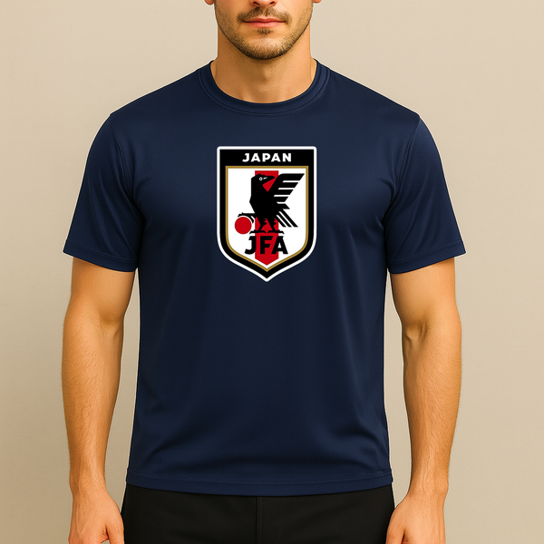 Men's Japan National Soccer Team Polyester T-Shirt