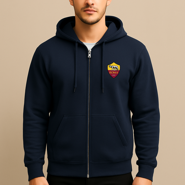 Men's AS Roma FC Zipper Hoodie