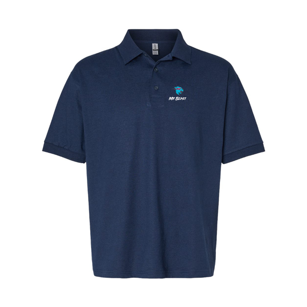 Men's  Mr Beast Logo Dry Blend Polo