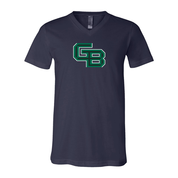 Wisconsin Green Bay Phoenix BELLA  CANVAS - Jersey V-Neck T-Shirt