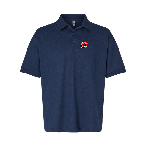 Men's  Nebraska Omaha Mavericks Logo Dry Blend Polo