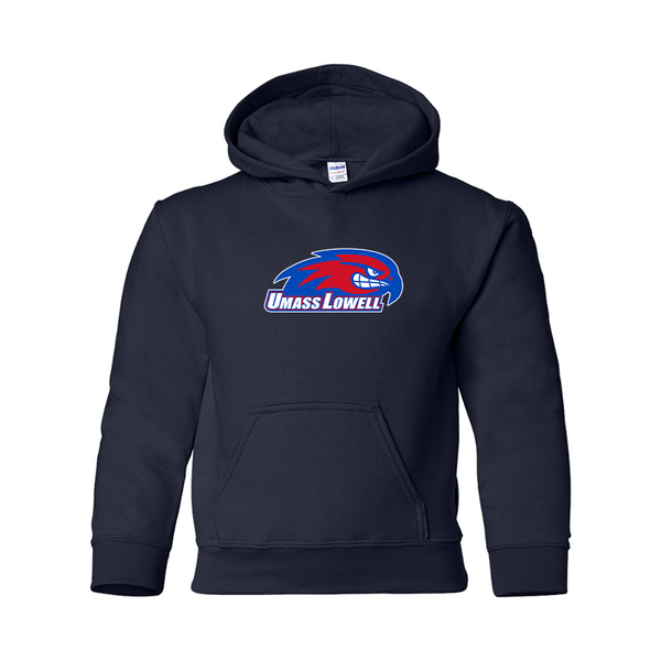 Youth  UMass Lowell River Hawks Gildan Heavy Blend  Hooded Sweatshirt