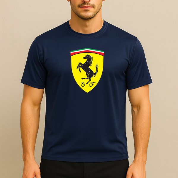 Men’s Ferrari Motorsport Car Polyester T-Shirt