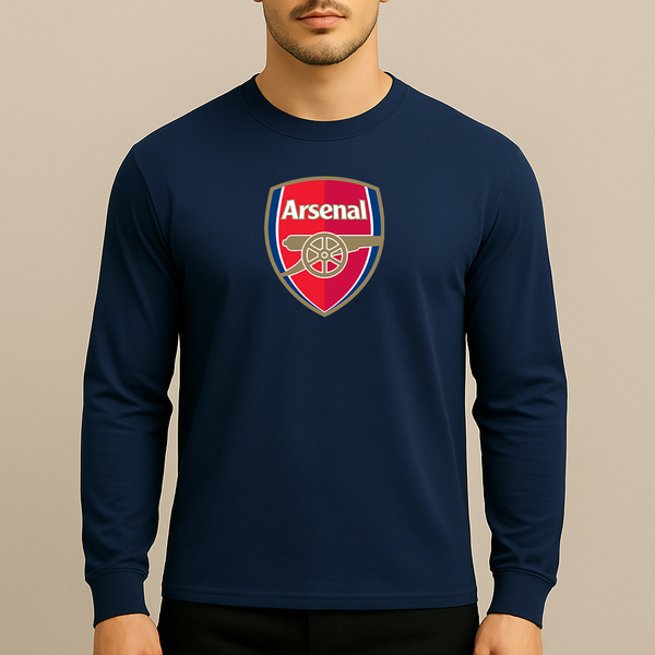 Men's Arsenal Soccer Long Sleeve T-Shirt