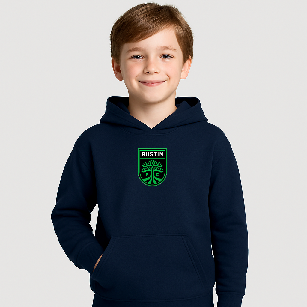 Youth Kids Austin FC Pullover Hoodie