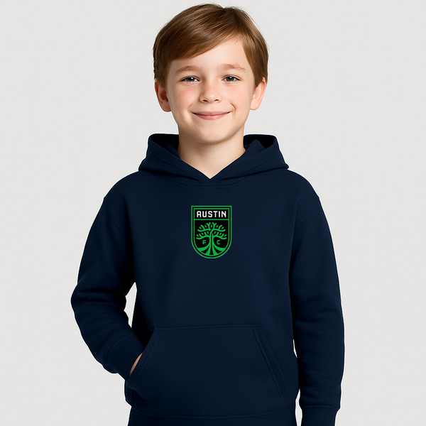 Youth Kids Austin FC Pullover Hoodie