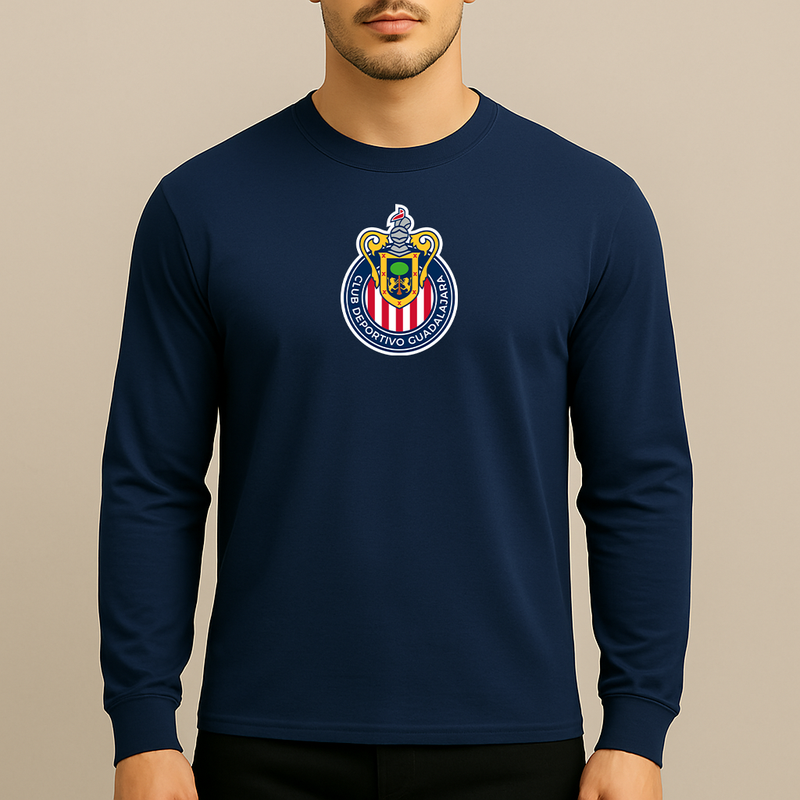 Men's Chivas Football Club  Long Sleeve T-Shirt