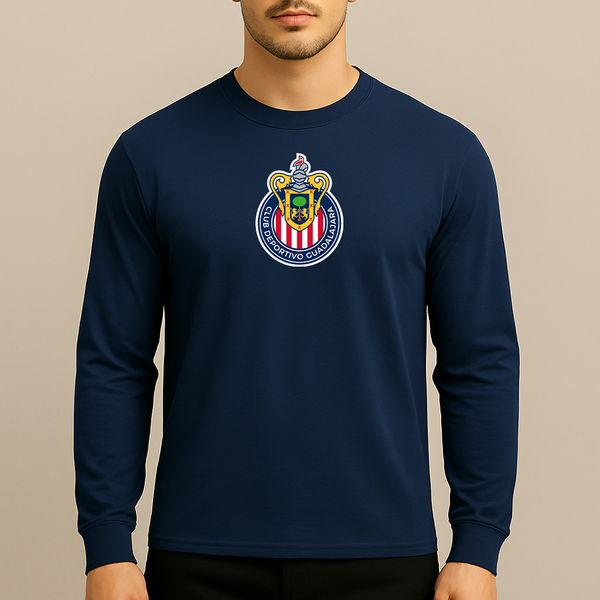 Men's Chivas Football Club  Long Sleeve T-Shirt