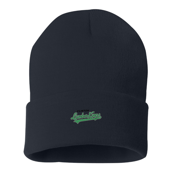 Clinton LumberKings Logo Beanie Hat