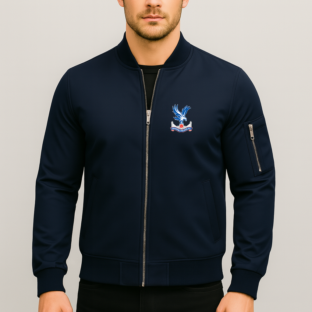 Men's Crystal Palace F.C Lightweight Bomber Jacket