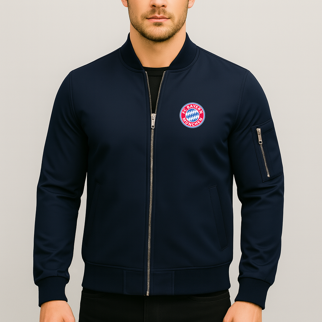 Men's F.C. Bayern Munchen Soccer Lightweight Bomber Jacket