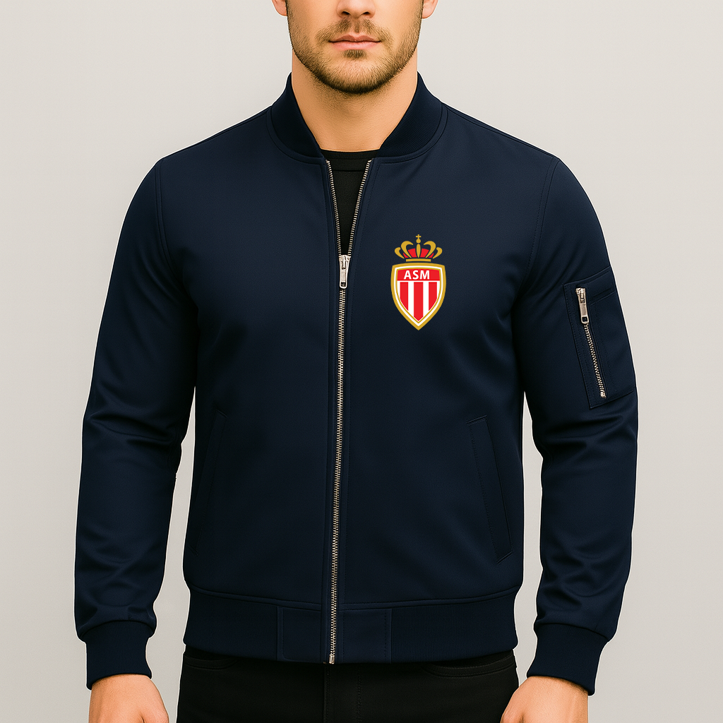 Men's AS Monaco FC Lightweight Bomber Jacket