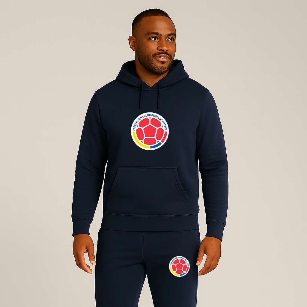 Men's Colombia National Soccer Team Hoodie Joggers Set