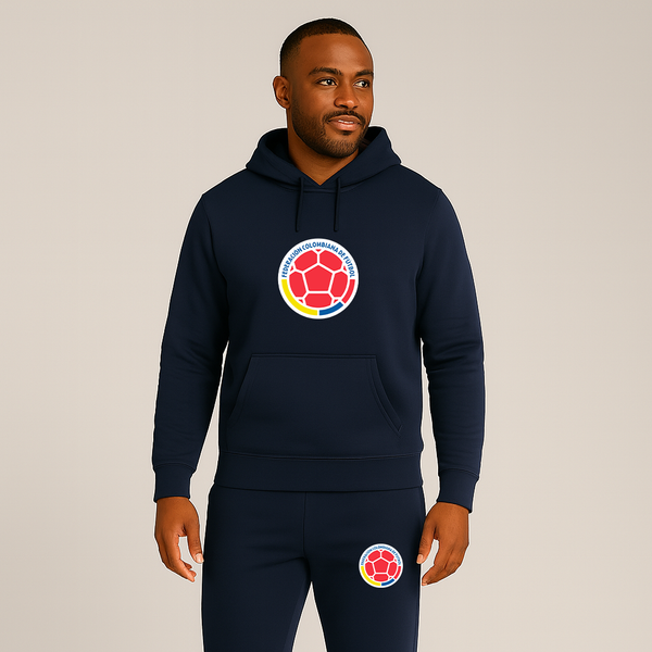 Men's Colombia National Soccer Team Hoodie Joggers Set