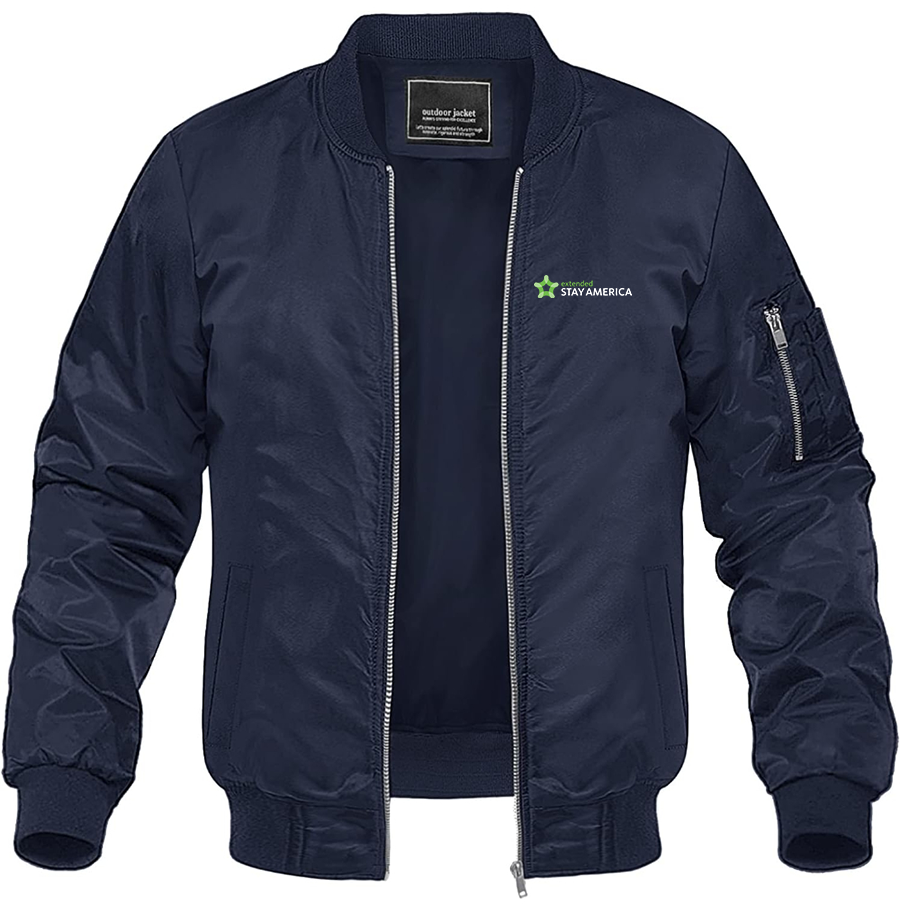 Men's Extended Stay America Lightweight Bomber Jacket