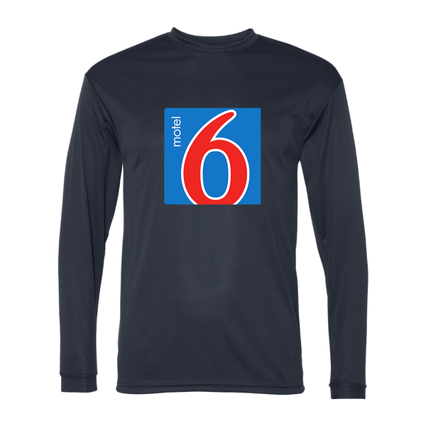 Men's Motel 6 Polyester Long Sleeve T-Shirt
