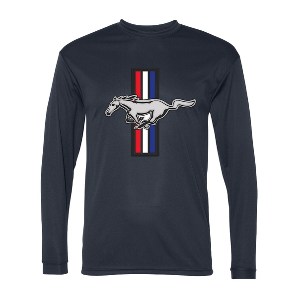 Men's Mustang Polyester Long Sleeve T-Shirt