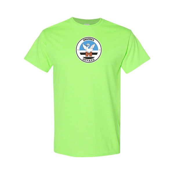 Men's Swansea City Soccer Gildan Heavy Cotton T-Shirt