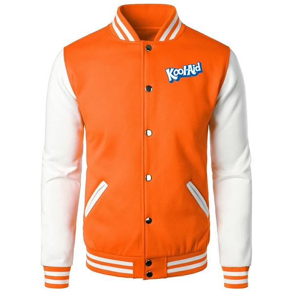 Men's kool-Aid Varsity Baseball Jacket Cotton Blend Letterman Jackets