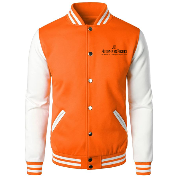 Men's Audemars-Piguet Varsity Baseball Jacket Cotton Blend Letterman Jackets
