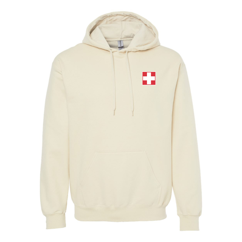 Men's  Switzerland National Football Soccer Team  Pullover Hoodie