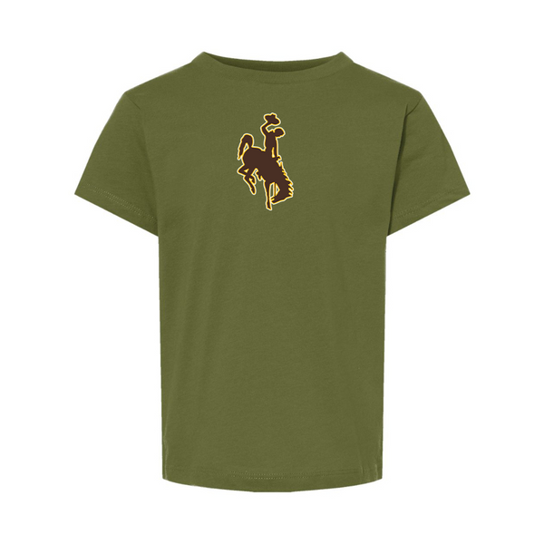 Wyoming Cowboys BELLA  CANVAS Toddler Jersey Tee