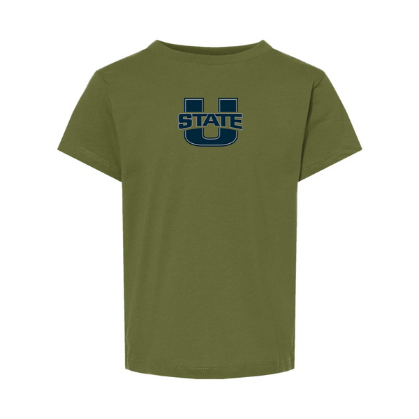 Utah State Aggies BELLA  CANVAS Toddler Jersey Tee
