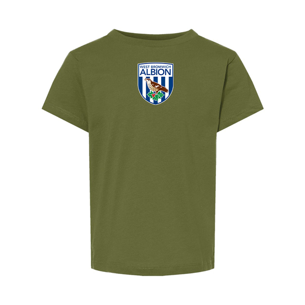 West Bromwich Albion Soccer BELLA  CANVAS Toddler Jersey Tee
