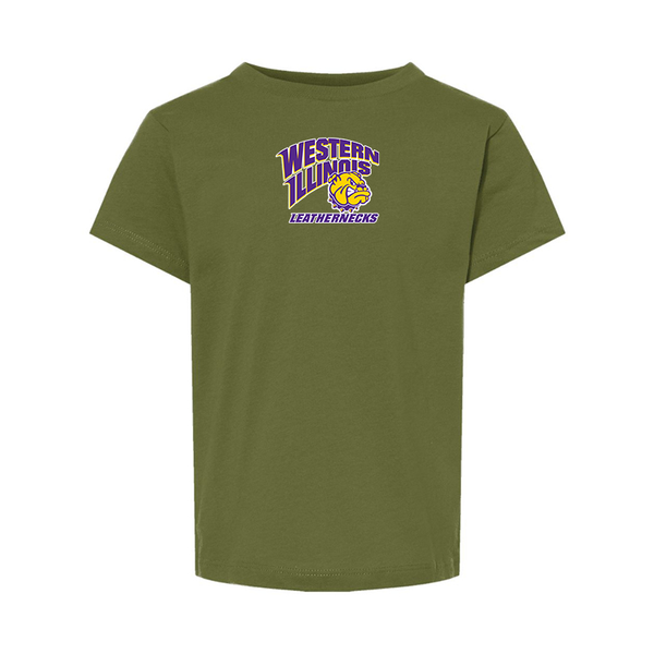Western Illinois Leathernecks BELLA  CANVAS Toddler Jersey Tee